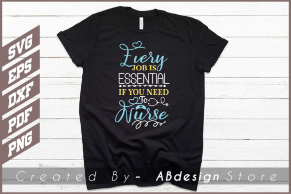 AWESOME NURSE T SHIRT DESIGN SVG: Graphics & Print Templates