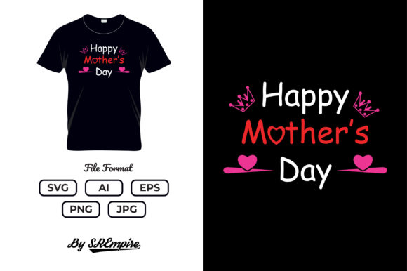 Mother's Day Typography T-shirt - 07