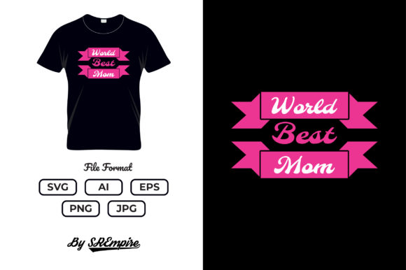 Mother's Day Typography T-shirt - 08 Graphics