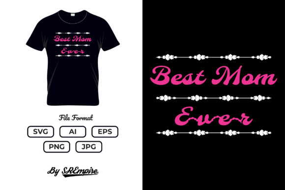 Mother's Day Typography T-shirt - 09 Graphics and Print Templates