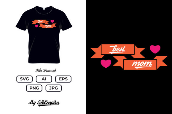 Mother's Day Typography T-shirt - 16 Graphics