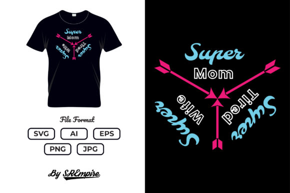 Mother's Day Typography T-shirt - 17