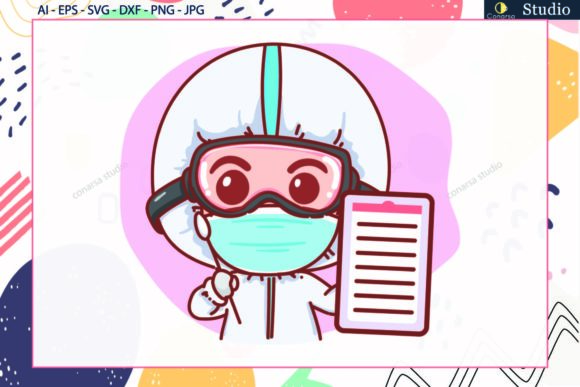 Nurse Girls Cute Check,svg Graphics and Icons