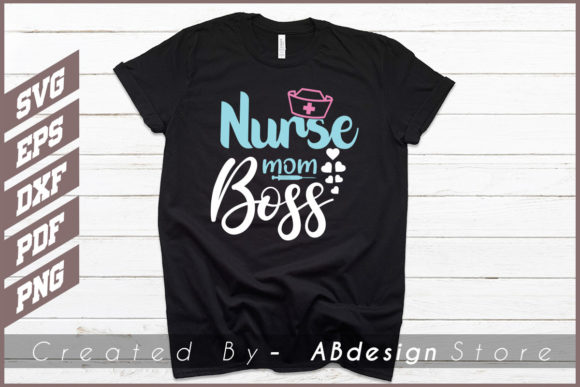 NURSE MOM LOVER DESIGN SVG: Graphics & Print Templates