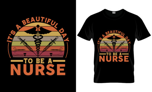 Nurse T-Shirt Design Vector Graphic 13