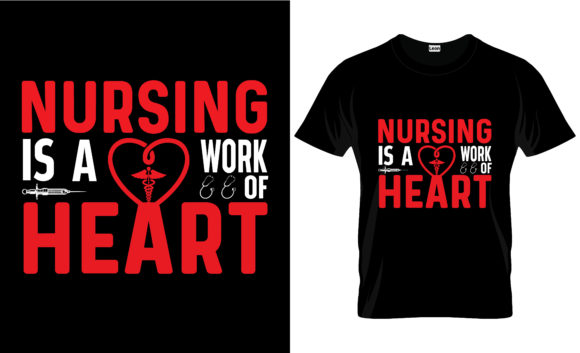 Nurse T-Shirt Design Vector Graphic 24
