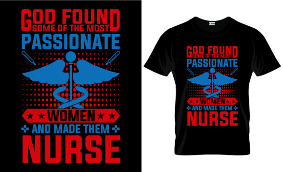 Nurse T-Shirt Design Vector Graphic 27