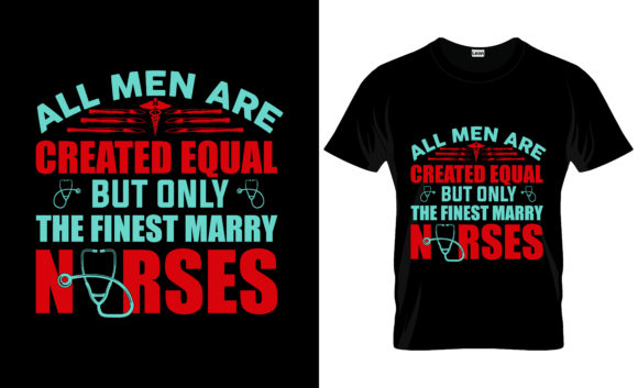 Nurse T-Shirt Design Vector Graphic 8