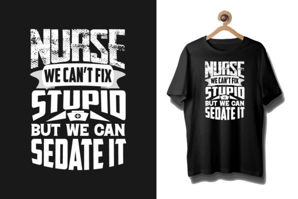 Nurse Typography T-Shirt SVG Design
