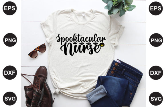 Spooktacular Nurse: Graphics for T-Shirt Designs