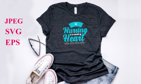 Superhero Nurse T Shirt Design Svg: Graphics for Print Templates